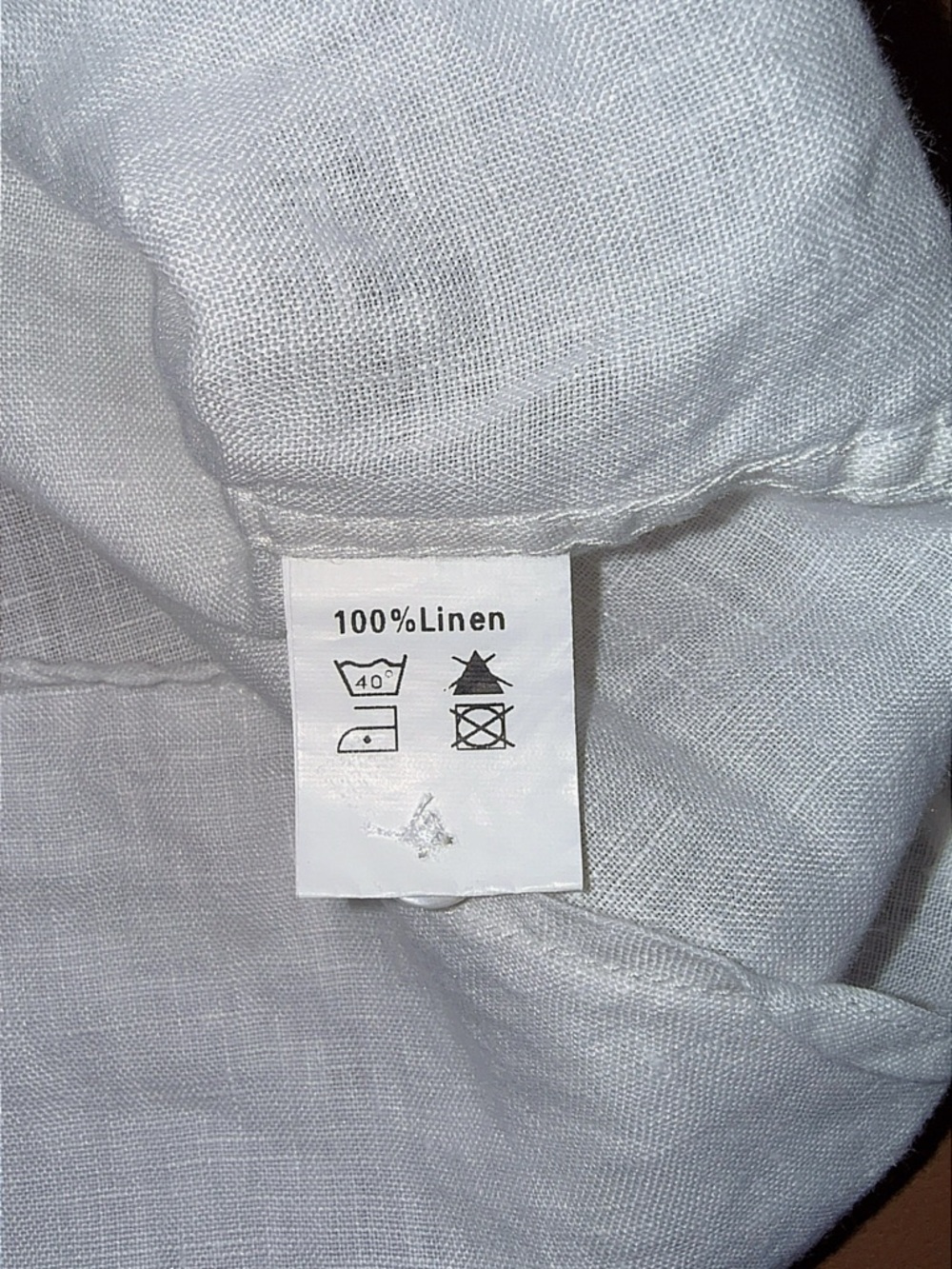 Like New Camixa Lina White Linen Button Down Shirt Size: XS - Picture 10 of 14